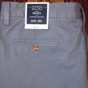 BNWT CLUB ROOM 4-Way Stretch 34W 30L. $65